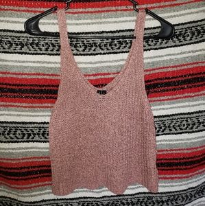 Pink knitted Moon & Madison top